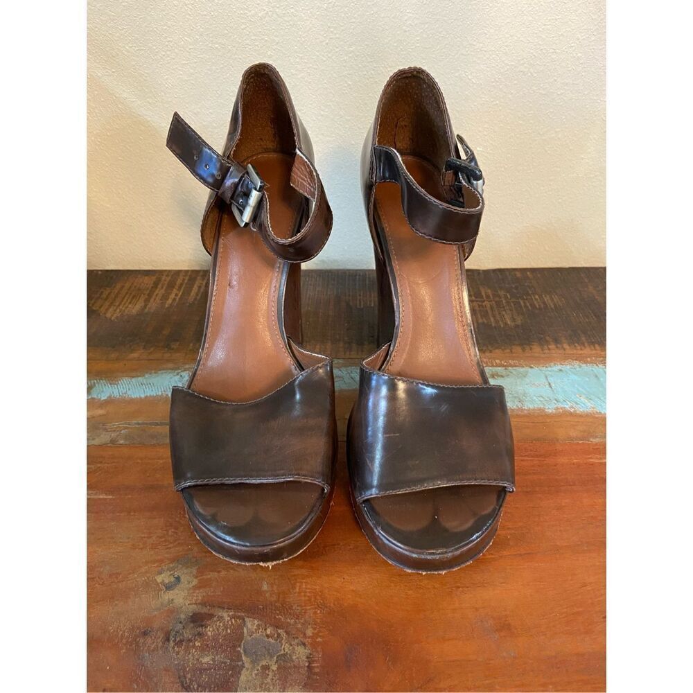 ALDO open toe chunky heel